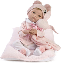 Cargar imagen en el visor de la galería, 10186 Reborn Alba, natural brown 46 cm.