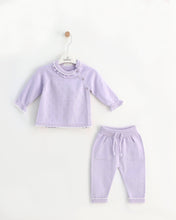 Load image into Gallery viewer, 8466-W Girls Beige Knitted Trousers Set (Pack of 4)