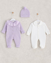 Cargar imagen en el visor de la galería, 9326 Baby Girls Romper Set with body vest and Hat (Pack of 4)