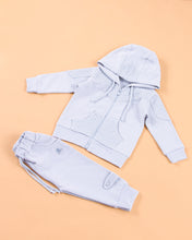 Cargar imagen en el visor de la galería, 7342-B Pelele de Punto Azul Bebé