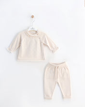 Load image into Gallery viewer, 8466-W Girls Beige Knitted Trousers Set (Pack of 4)
