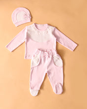 Load image into Gallery viewer, 12404 Pink Newborn Babygrow 3 pcs (Pack of 4)
