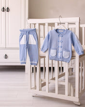 Load image into Gallery viewer, 8439-CP Cappuccino & Brown Boys Knitted Trousers Set (Pack 4)