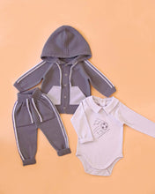 Load image into Gallery viewer, 8451 Grey Boys 3 Piece Trousers Set (Pack 4)