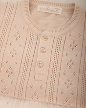 Cargar imagen en el visor de la galería, 8463 Boys White Knitted Short Set