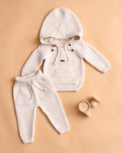 Cargar imagen en el visor de la galería, 9560 Boys Beige Knitted trousers Set