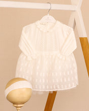 Cargar imagen en el visor de la galería, 5337 Knitted dress with Bell skirt with bonnet