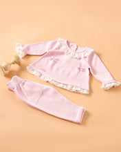 Cargar imagen en el visor de la galería, 8373-P Conjunto Niña 2 Piezas Punto (Pack de 4)