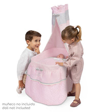 Charger l'image dans la galerie, 51075 Dolls Crib/Cradle with Canopy Sophie Collection