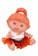 Cargar imagen en el visor de la galería, 60851. Elegance Party Cocolin dolls (9 units) with bath towel in display case