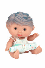 Cargar imagen en el visor de la galería, 60852. 26 cm Cocolín Beach Elegance dolls (9 units) in display case