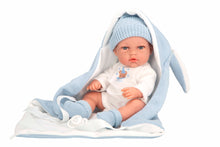 Cargar imagen en el visor de la galería, 60868 Elegance 30cm Natal Blue Outfit Full Vinyl Body