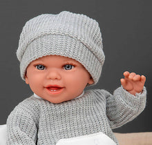 Cargar imagen en el visor de la galería, 60875 Babyto Grey Elegance Doll (WEIGHTED DOLL)