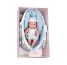 Load image into Gallery viewer, 60895 Elegance Pillines Blue Crib