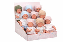 Cargar imagen en el visor de la galería, 60908 . Indy weighted dolls (9 units) in display case (Weighted Baby)