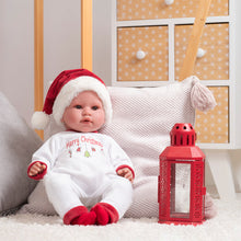 Load image into Gallery viewer, 74501 Leo Laughing Newborns with Baby Sounds and  Merry Christmas Outfit
