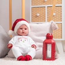 Load image into Gallery viewer, 74501 Leo Laughing Newborns with Baby Sounds and  Merry Christmas Outfit