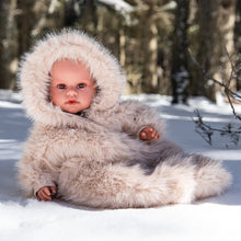 Load image into Gallery viewer, 74504 Leo Crying Baby Doll Teddy Bear Suit