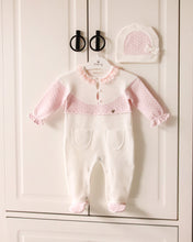 Cargar imagen en el visor de la galería, 10725-P Knitted & Cotton Babygrow (Pack4)