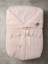 Cargar imagen en el visor de la galería, 3187 Pink with Pink Pompom Sleeping Bag