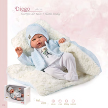 Charger l'image dans la galerie, 10218 Diego Crying Newborn Baby Doll 46cm