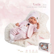 Charger l'image dans la galerie, 10219 Lucia Crying Newborn Baby Doll 46cm