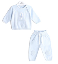 Cargar imagen en el visor de la galería, 8391-B Conjunto Niño Punto Azul Bebé