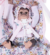 Charger l'image dans la galerie, 36503 Zoila Reborn Monkey in Pink Outfit