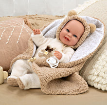 Cargar imagen en el visor de la galería, 60828 Babyto Beige Elegance Doll (WEIGHTED DOLL)