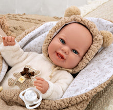 Cargar imagen en el visor de la galería, 60828 Babyto Beige Elegance Doll (WEIGHTED DOLL)
