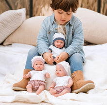 Cargar imagen en el visor de la galería, 60696. Indy weighted dolls (9 units) in display case (Weighted Baby)