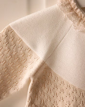 Load image into Gallery viewer, 10725-White with Pink Knitted & Cotton Babygrow (Pack4)