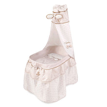 Cargar imagen en el visor de la galería, 51078 Dolls Crib/Cradle with Canopy Verona Collection