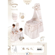 Cargar imagen en el visor de la galería, 51078 Dolls Crib/Cradle with Canopy Verona Collection
