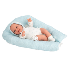 Cargar imagen en el visor de la galería, 60876 Babyto Blue Elegance Doll (WEIGHTED DOLL)