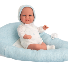 Cargar imagen en el visor de la galería, 60876 Babyto Blue Elegance Doll (WEIGHTED DOLL)