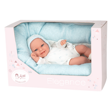 Cargar imagen en el visor de la galería, 60876 Babyto Blue Elegance Doll (WEIGHTED DOLL)