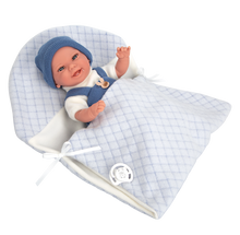 Cargar imagen en el visor de la galería, 60900 Blue Babyo Elegance Doll (WEIGHTED DOLL)