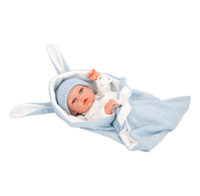 Cargar imagen en el visor de la galería, 60868 Elegance 30cm Natal Blue Outfit Full Vinyl Body