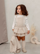 Cargar imagen en el visor de la galería, 9562-B Girls Beige Winter Outfit 5 Pieces Set (Pack 4)