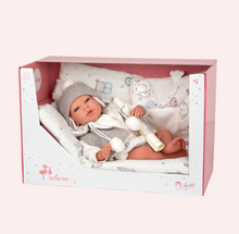 Load image into Gallery viewer, 98075 VEGA REBORNS DOLL WITH BLANKET