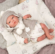 Load image into Gallery viewer, 98075 VEGA REBORNS DOLL WITH BLANKET