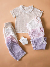 Cargar imagen en el visor de la galería, 8321 Conjunto Bebé Niña Short (Pack de 4)
