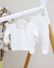 Load image into Gallery viewer, 10801-IV  Newborn Ivory Babygrow 2 pcs (Pack of 4)
