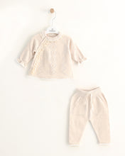 Charger l&#39;image dans la galerie, 8454 Girls Beige Knitted Trousers Set (Pack of 4)
