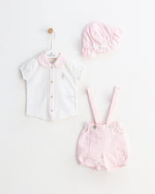 Cargar imagen en el visor de la galería, 11827 Baby Girls Pink Short Set
