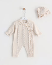 Charger l&#39;image dans la galerie, 7387 Girls White Knitted Romper  (Pack 4)
