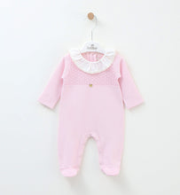 Load image into Gallery viewer, 12709-B Girls Pink Babygrow
