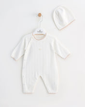 Charger l&#39;image dans la galerie, 7391 Baby Boy Beige Knitted Romper (Pack4)
