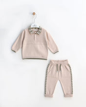 Load image into Gallery viewer, 8469 Boys Beige Knitted Trousers Set (Pack of 4)
